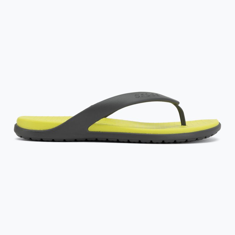 Infradito Crocs Coast Flip slate grey/citrus 2