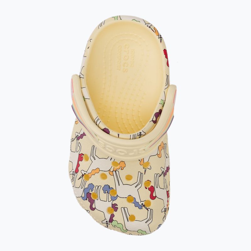 Ciabatte per bambini Crocs Classic Unicorn Graphic yellow light 6