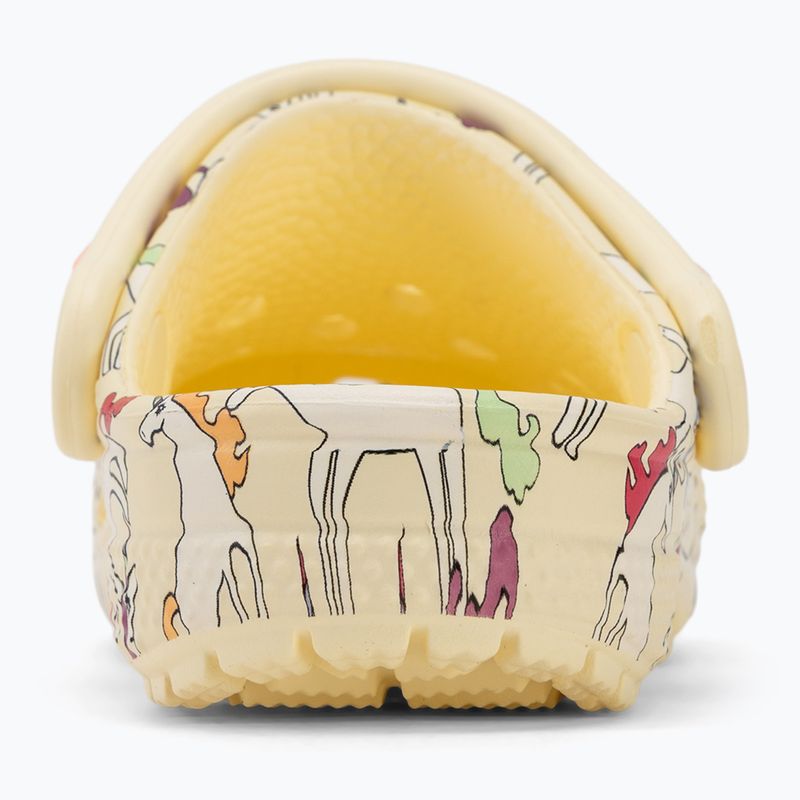 Ciabatte per bambini Crocs Classic Unicorn Graphic yellow light 7
