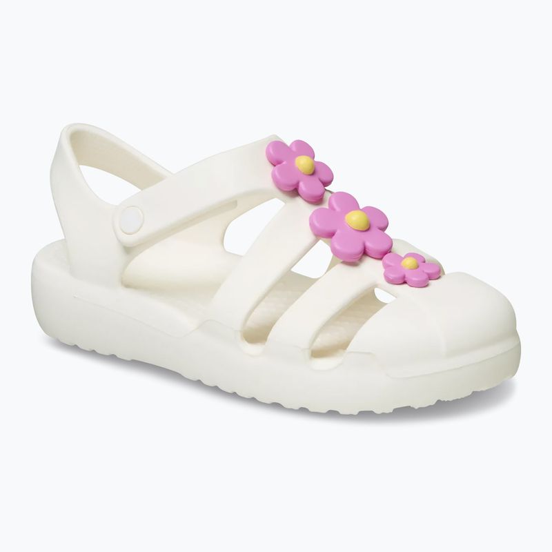 Sandali per bambini Crocs Classic Fisherman chalk 8