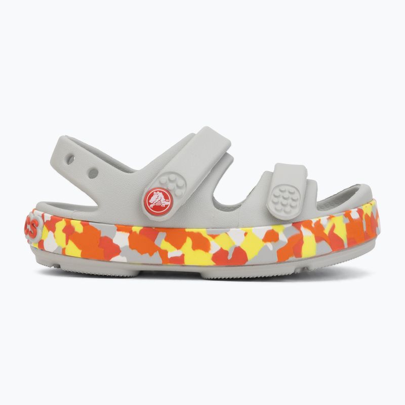 Sandali per bambini Crocs Crocband Cruiser Glow Confetti Band atmosphere/flame 2