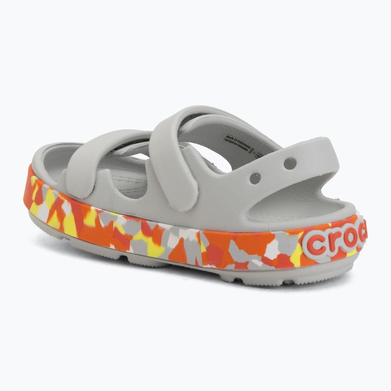 Sandali per bambini Crocs Crocband Cruiser Glow Confetti Band atmosphere/flame 3