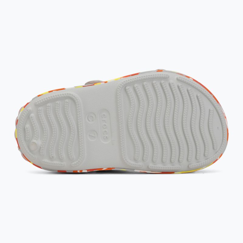 Sandali per bambini Crocs Crocband Cruiser Glow Confetti Band atmosphere/flame 4