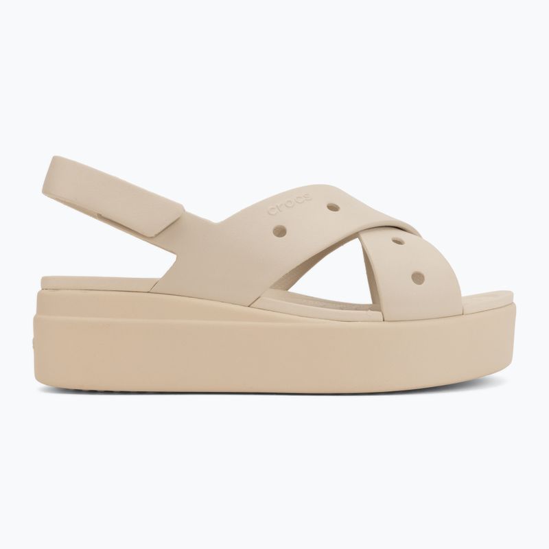 Sandali da donna Crocs Broklyn 4U Cross Strap frappe 2