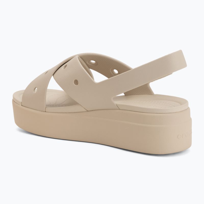 Sandali da donna Crocs Broklyn 4U Cross Strap frappe 3