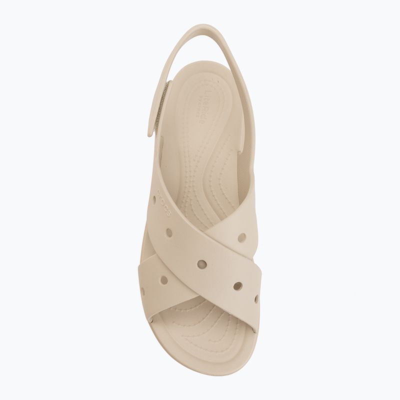 Sandali da donna Crocs Broklyn 4U Cross Strap frappe 5