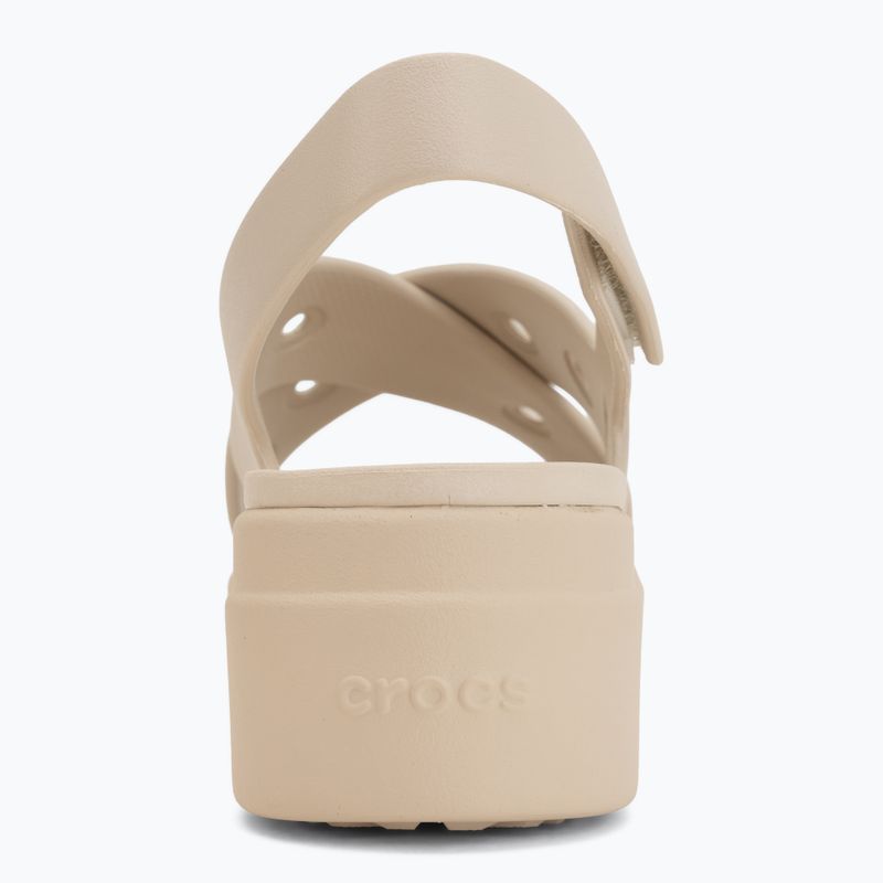 Sandali da donna Crocs Broklyn 4U Cross Strap frappe 6