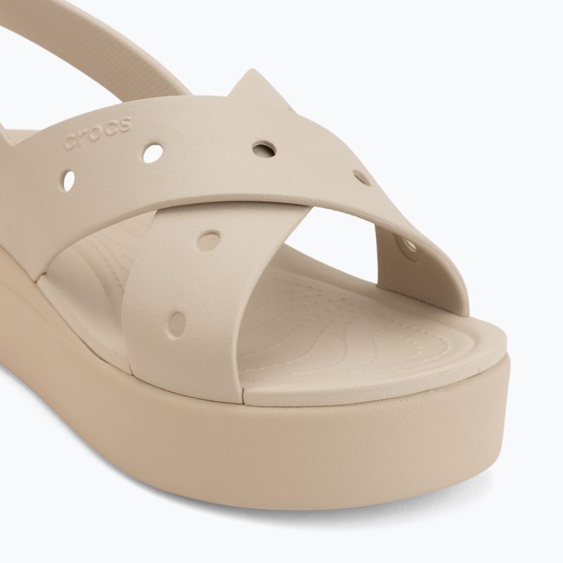 Sandali da donna Crocs Broklyn 4U Cross Strap frappe 7