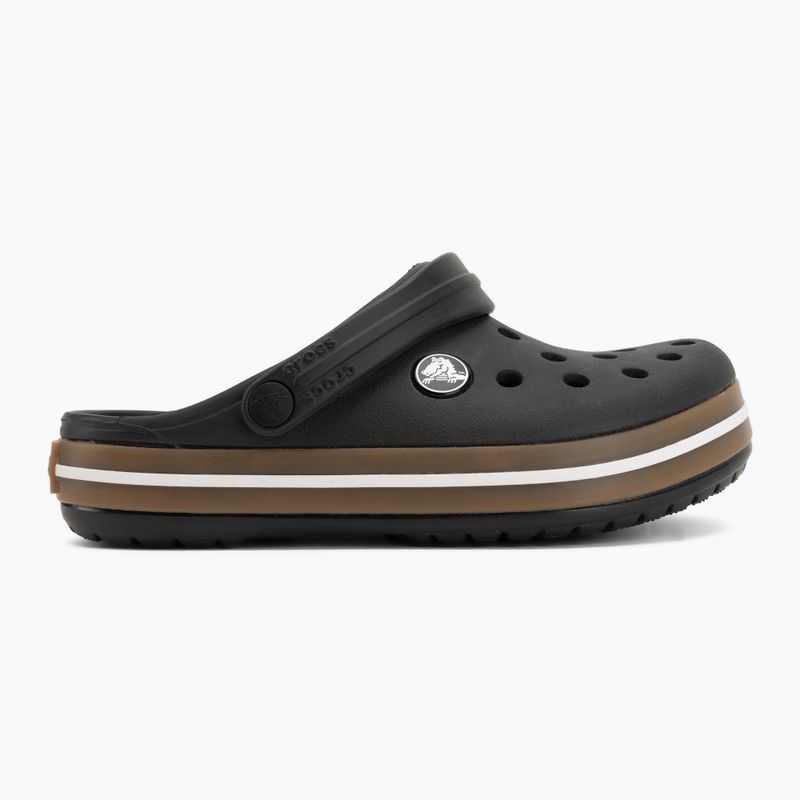 Ciabatte per bambini Crocs Crocband Gum black 3