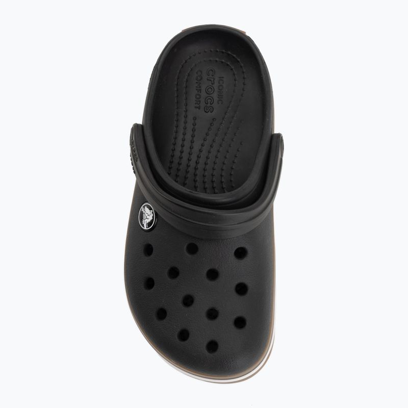 Ciabatte per bambini Crocs Crocband Gum black 6