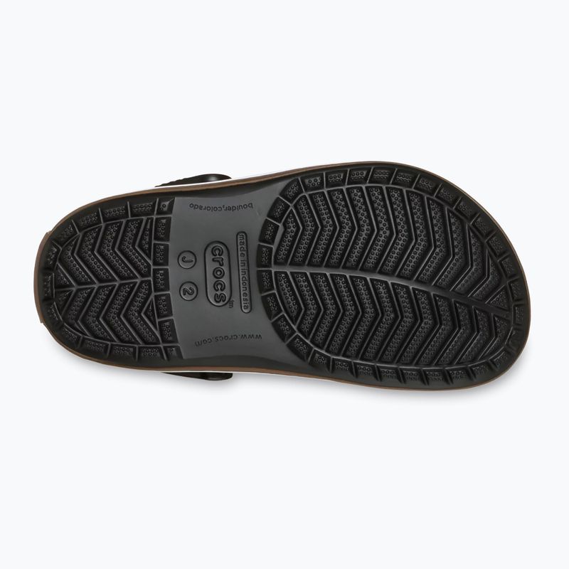 Ciabatte per bambini Crocs Crocband Gum black 4