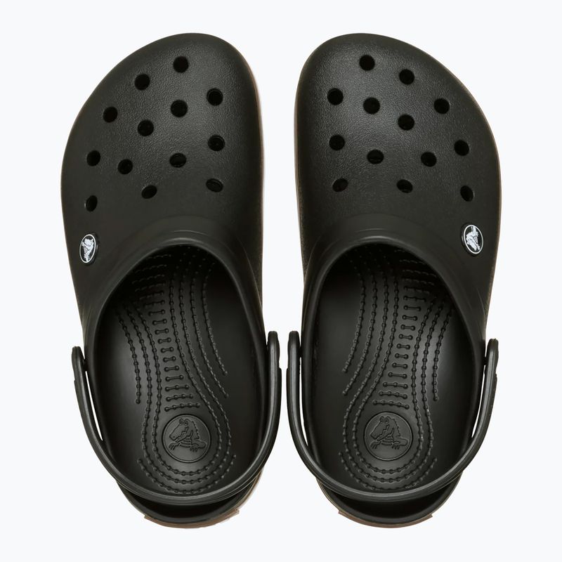 Ciabatte per bambini Crocs Crocband Gum black 5