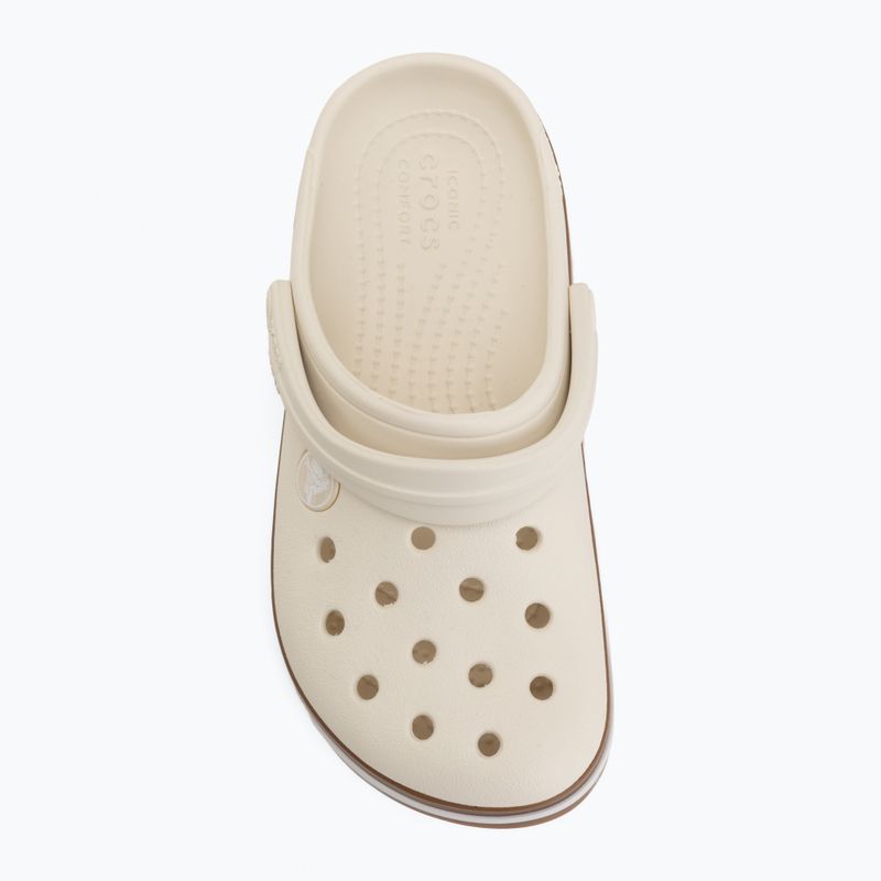 Ciabatte per bambini Crocs Crocband Gum summit white 6