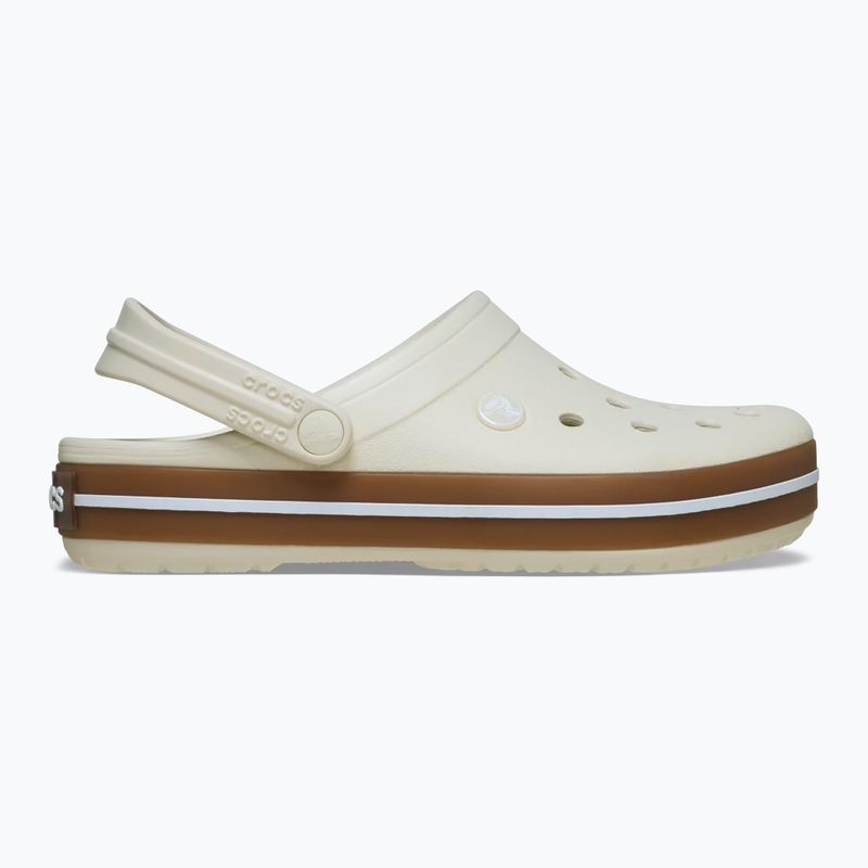 Ciabatte per bambini Crocs Crocband Gum summit white 2