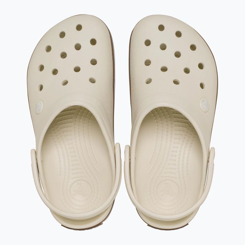 Ciabatte per bambini Crocs Crocband Gum summit white 5