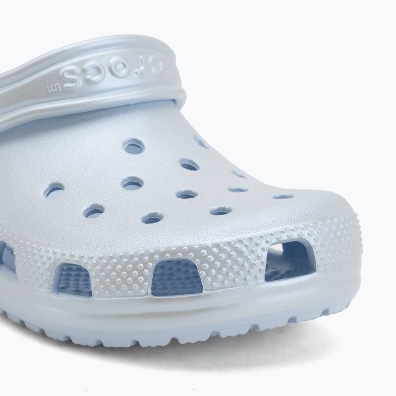 Ciabatte per bambini Crocs Classic Pearl Shine blue frost 8