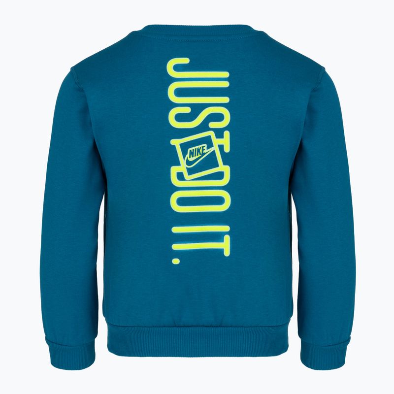Tuta per bambini Nike Sportswear Get With Me Lightweight Fleece green abyss 4