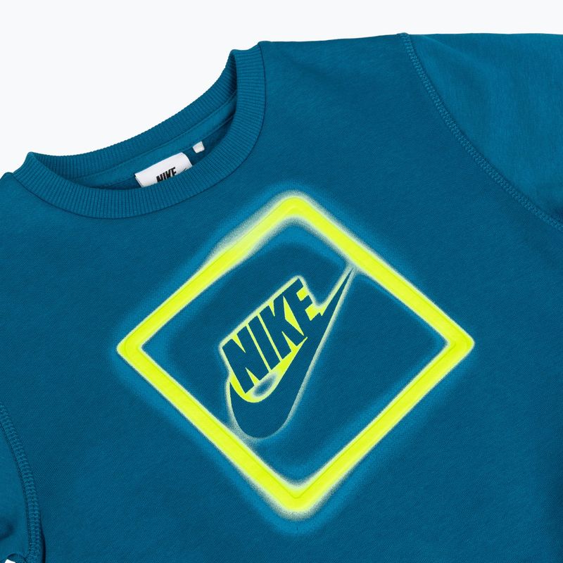 Tuta per bambini Nike Sportswear Get With Me Lightweight Fleece green abyss 5