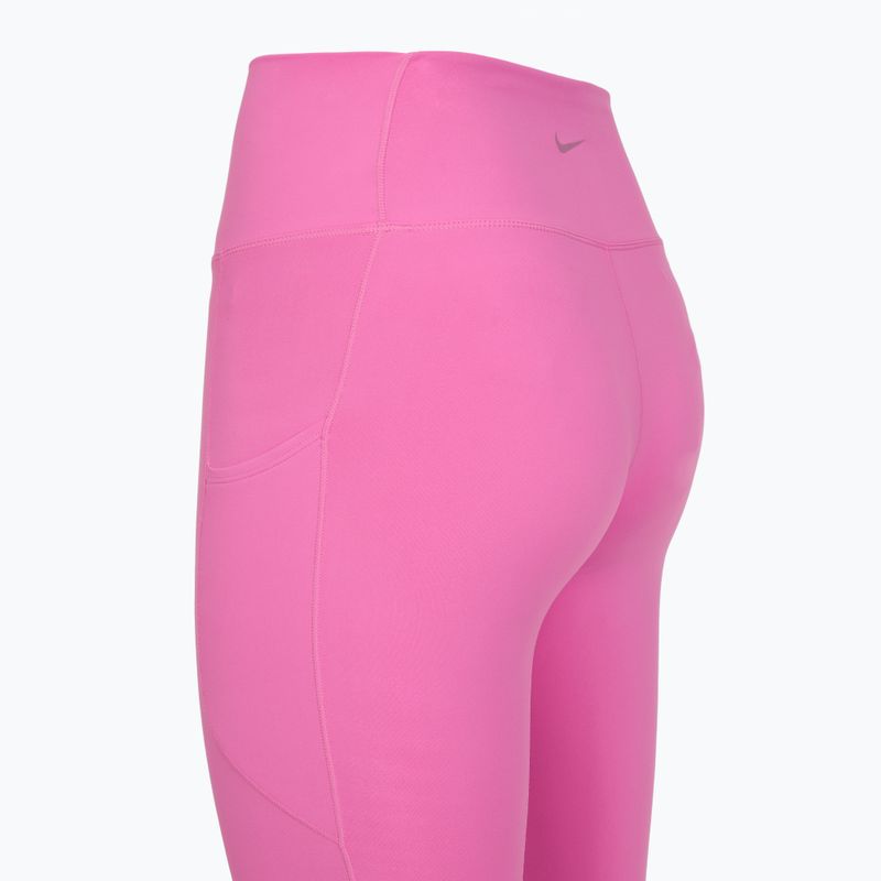 Leggings da donna Nike One a vita alta 7/8 rosa giocoso 9