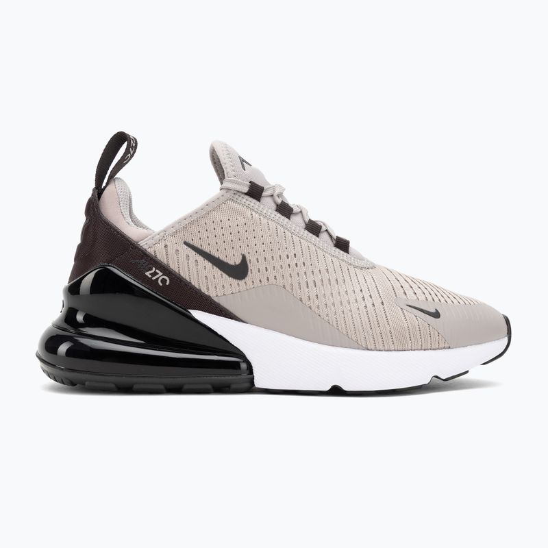 Nike Air Max 270 scarpe da donna grigio college / marrone velluto / bianco 2