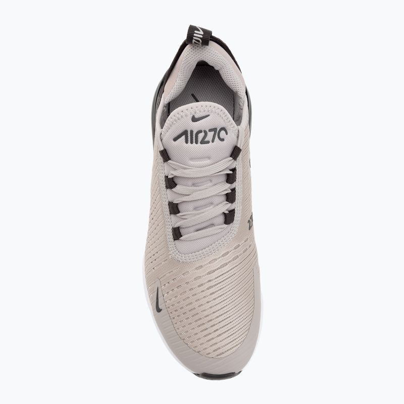 Nike Air Max 270 scarpe da donna grigio college / marrone velluto / bianco 5