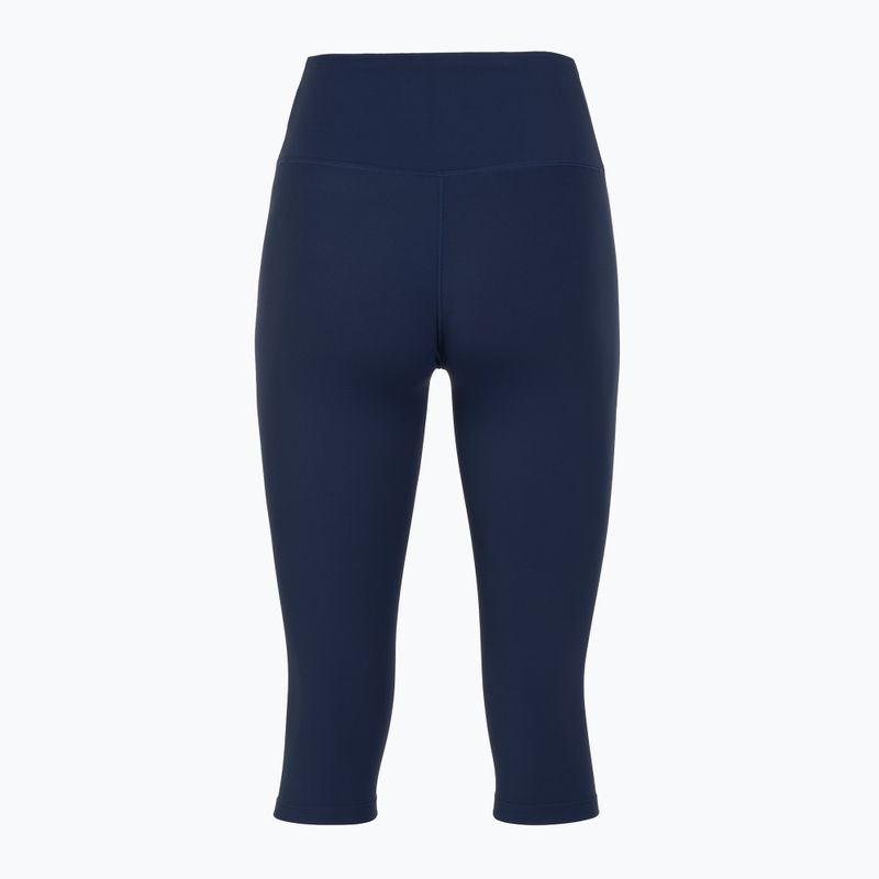 Leggings donna Nike One High Waisted Capri midnight navy/bianco 9