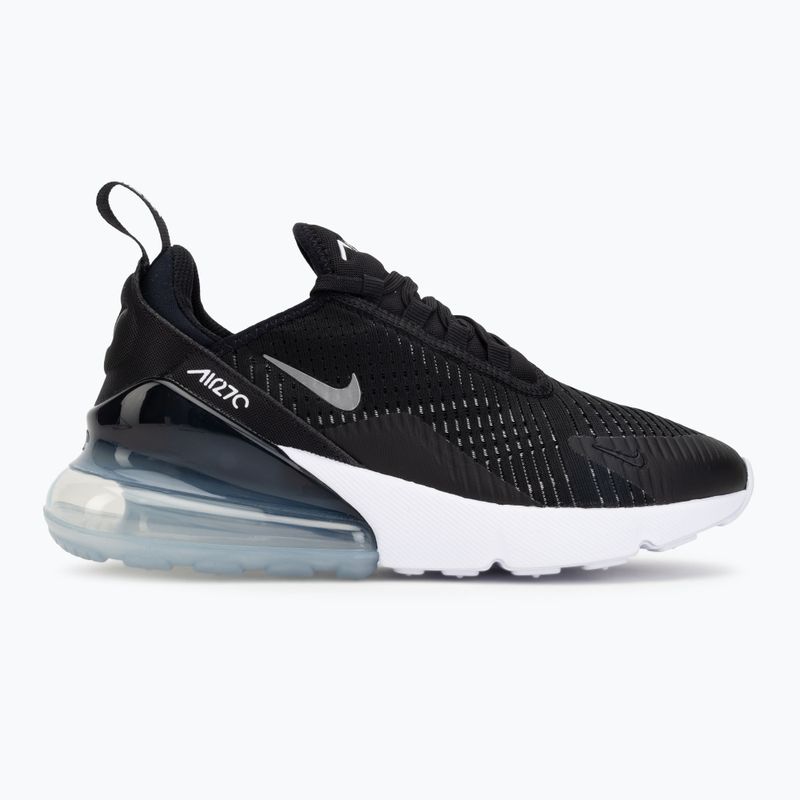 Scarpe donna Nike Air Max 270 black/white/metallic silver 2
