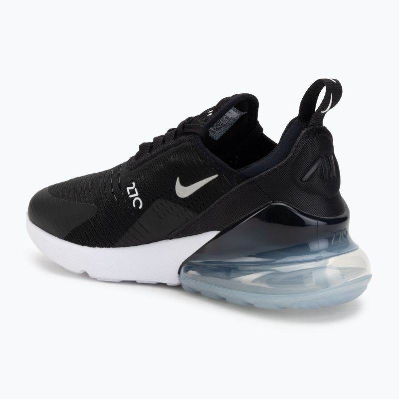 Scarpe donna Nike Air Max 270 black/white/metallic silver 3