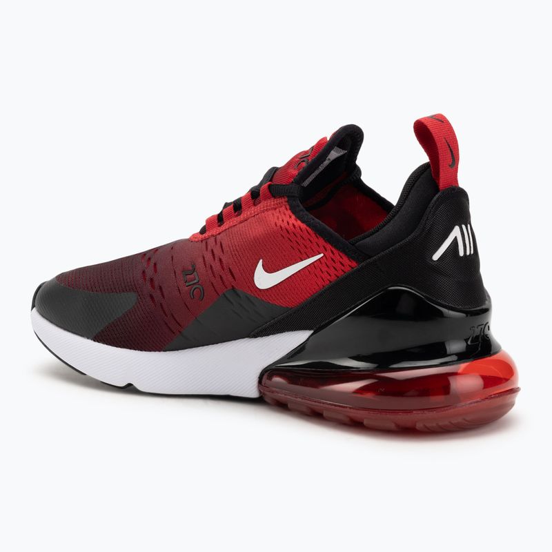 Uomo Nike Air Max 270 palestra rosso / bianco / nero scarpe 3