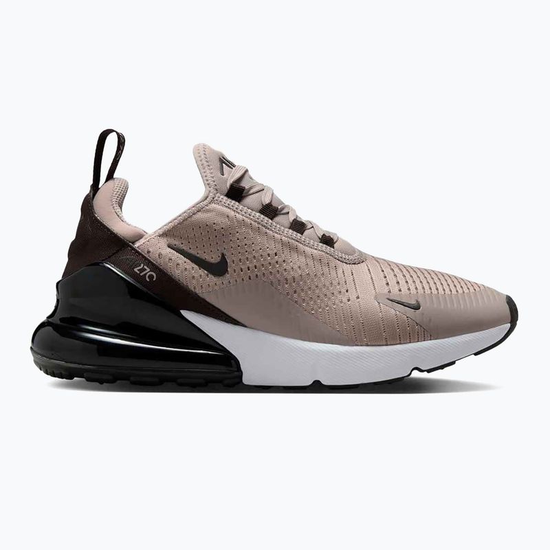 Nike Air Max 270 scarpe da donna grigio college / marrone velluto / bianco