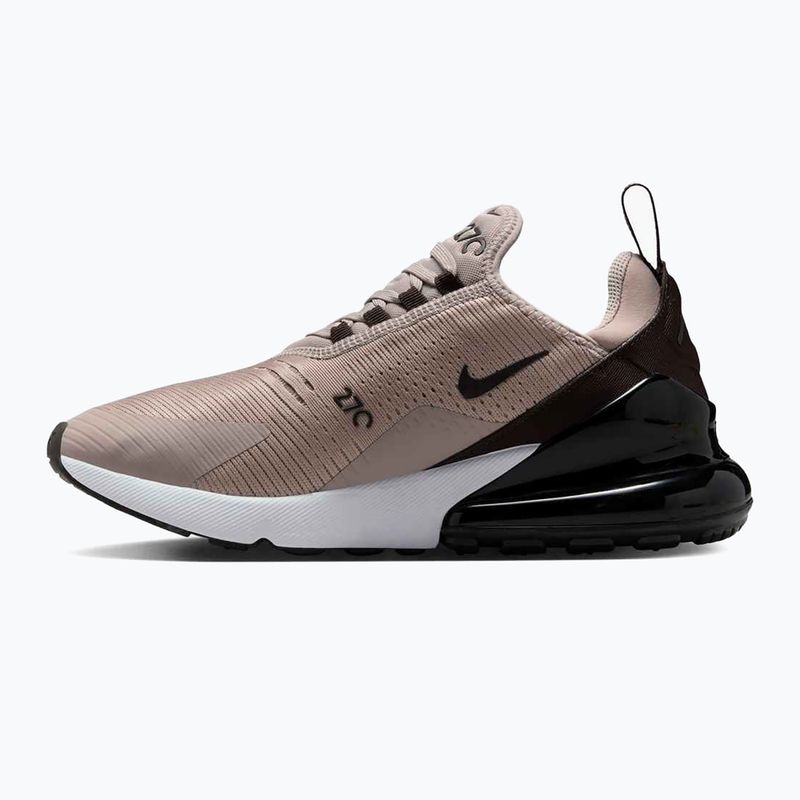 Nike Air Max 270 scarpe da donna grigio college / marrone velluto / bianco 2