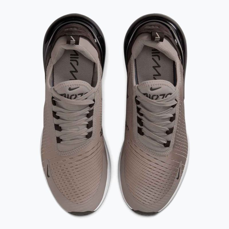 Nike Air Max 270 scarpe da donna grigio college / marrone velluto / bianco 7