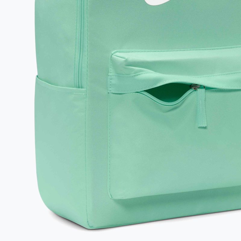 Zaino Nike Heritage 25 l in schiuma di menta/schiuma di menta/bianco scheletrico 5