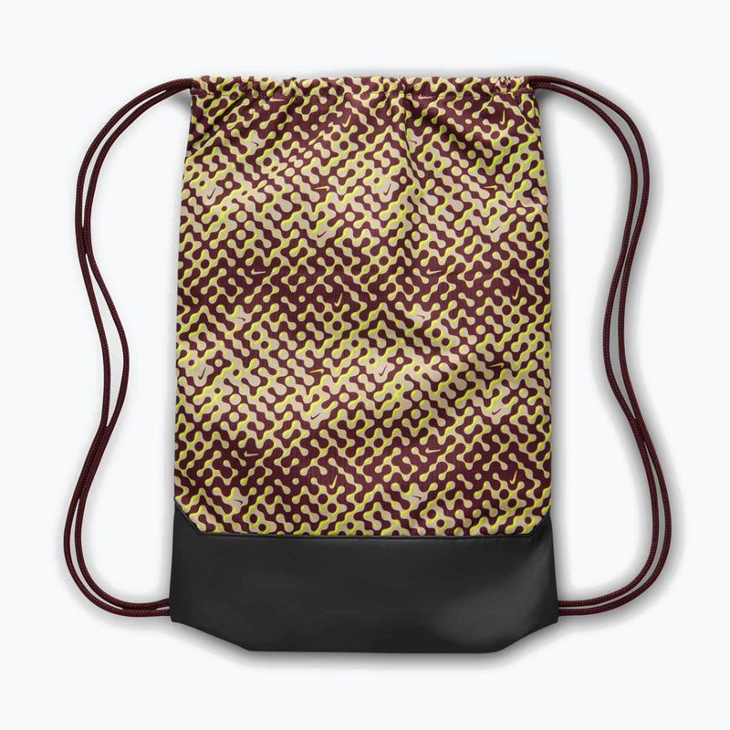 Sacca Nike Brasilia 9.5 18 l burgundy crush/black/volt 2