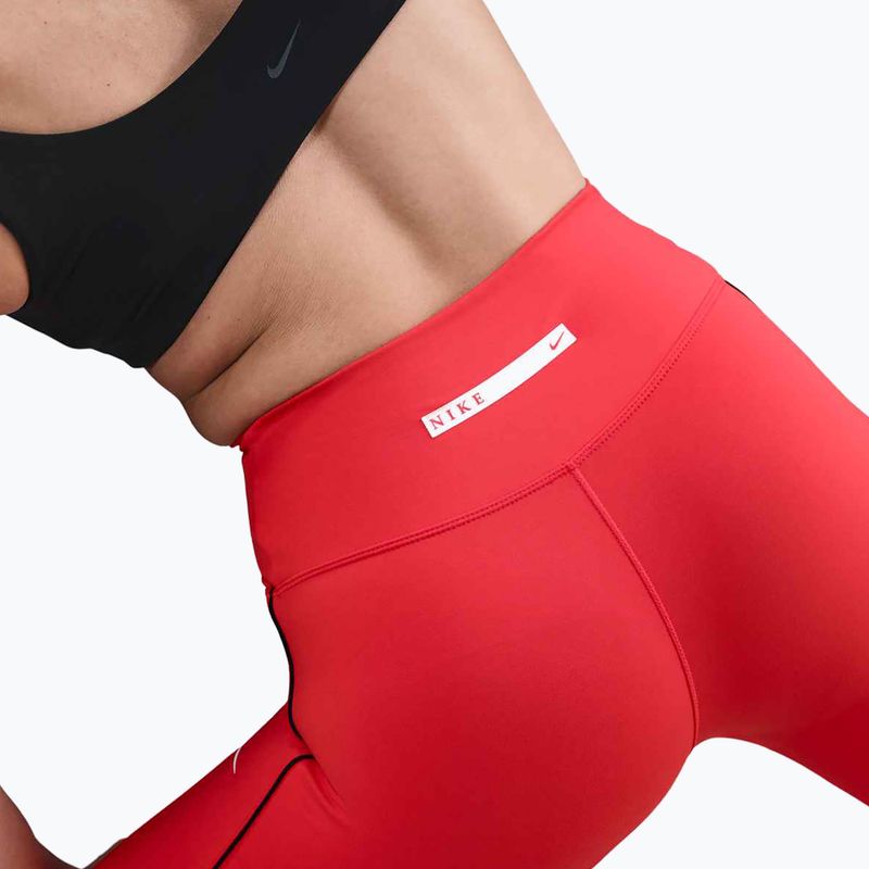 Leggings donna Nike One High-Waisted light crimson/black 4