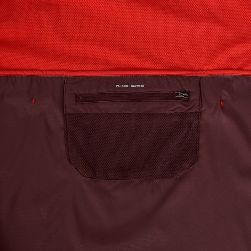 Giacca da running Nike Impossibly Light Windrunner da uomo, colore cremisi chiaro/bordeaux, cotta 12