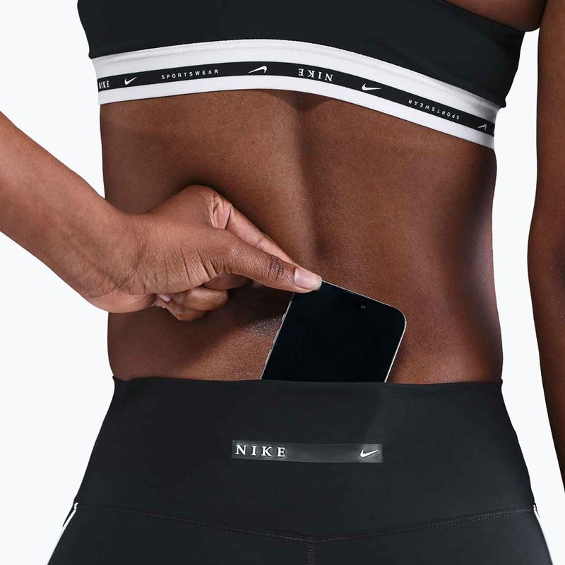 Shorts donna Nike One Dri-Fit Biker 5" black/white 7