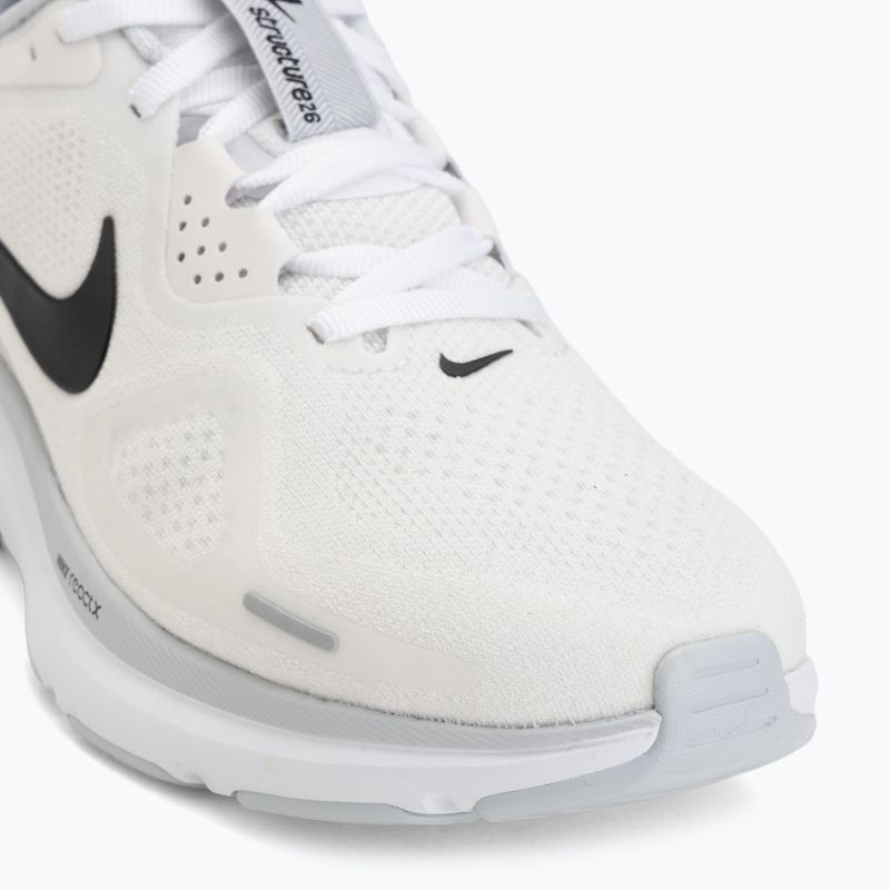 Scarpe da running da donna Nike Structure 26 white/pure platinum/black 7