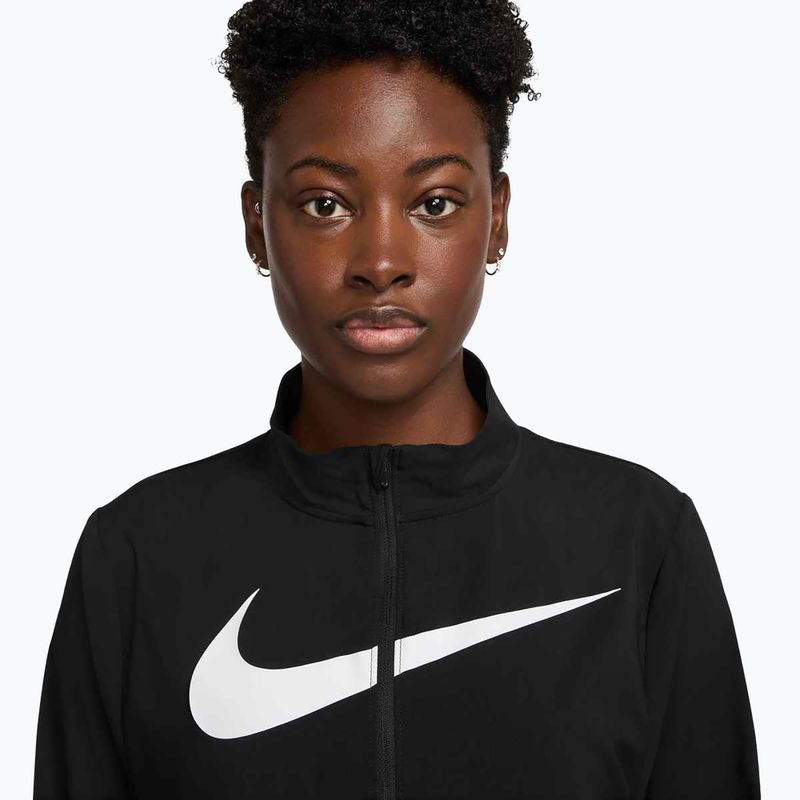 Giacca da corsa Nike Tempo Swoosh Run donna nero/bianco 3