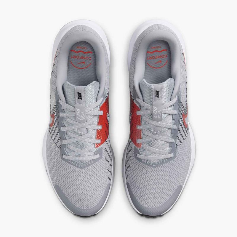 Uomo Nike Run Defy scarpe da corsa lupo grigio / brillante cremisi / nero / bianco 7
