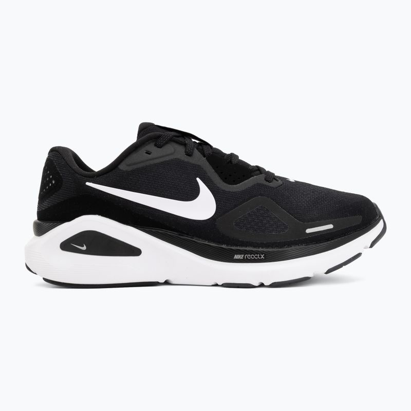 Scarpe da running da uomo Nike Structure 26 Wide black/wolf grey/metallic silver/white 2