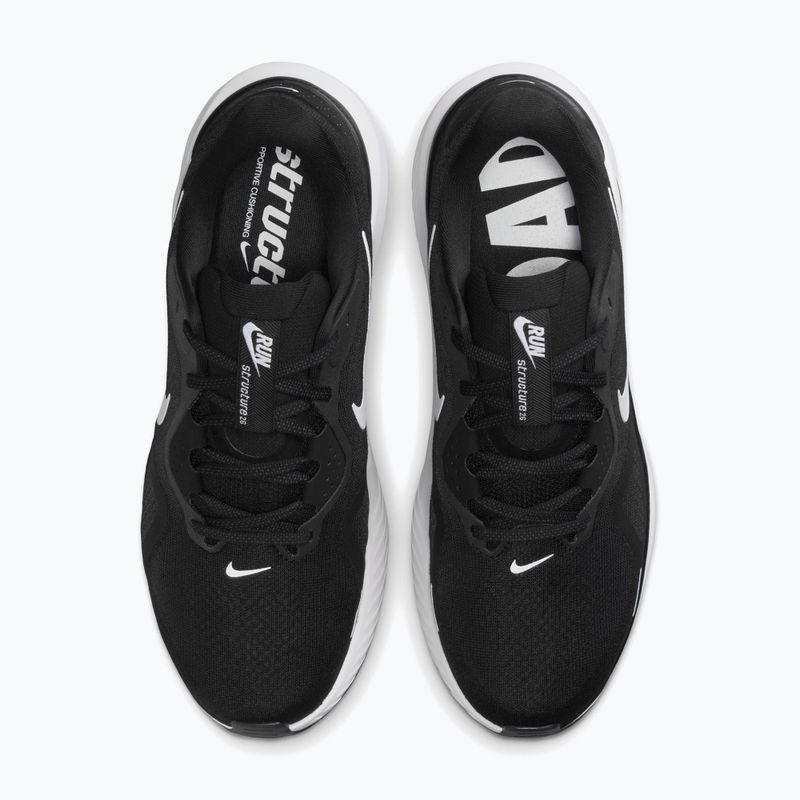 Scarpe da running da uomo Nike Structure 26 Wide black/wolf grey/metallic silver/white 4