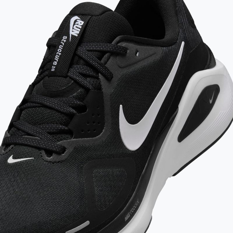 Scarpe da running da uomo Nike Structure 26 Wide black/wolf grey/metallic silver/white 5