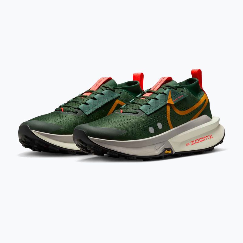 Scarpe da corsa da uomo Nike Zegama 2 fir/desert ochre/college grey/sail 3