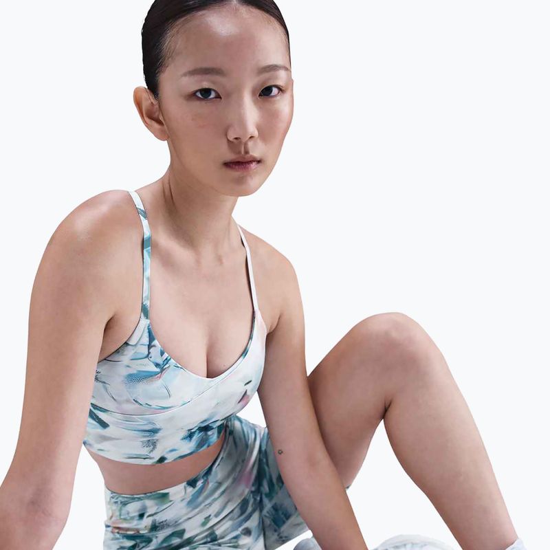 Reggiseno sportivo Nike Indy Artist Collection Light-Support blue tint 5