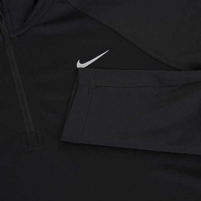 Felpa da running Nike Tempo Dri-Fit 1 / 4 Zip donna nero 8