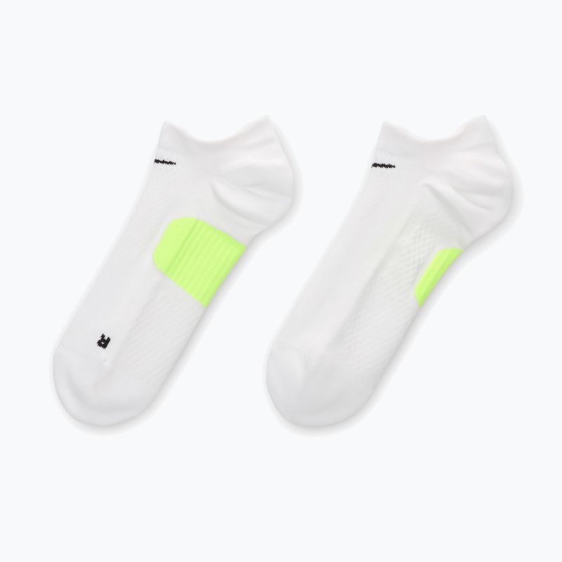 Calzini Nike Running Midweight No-Show white/volt/black 2