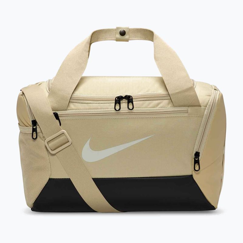 Nike Brasilia 9.5 Duffle 25 l deserto cachi/nero/vela borsa da palestra