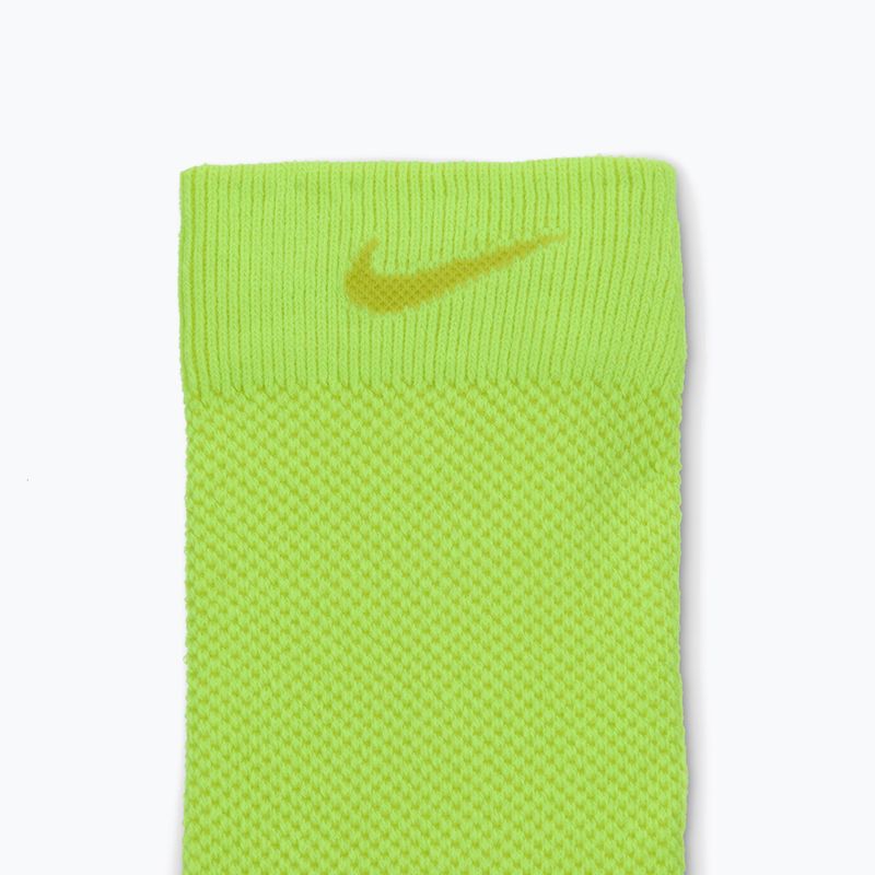 Skarpety Nike Running Lightweight Crew volt/bright cactus/black/bright cactus 4