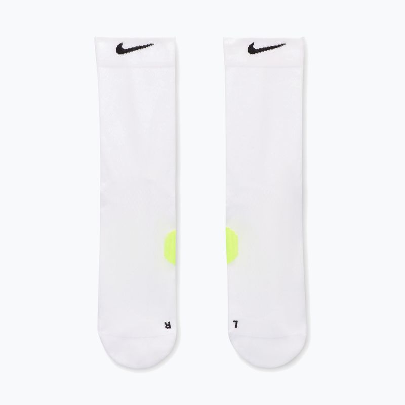 Calzini Nike Running Midweight Crew white/volt/black 2